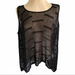 crochet open back swing tank